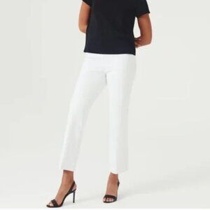 Spanx White Kick Flare Pull On Pants Size Large